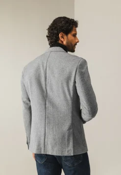 New Halfgevoerde blazer met gemêleerd dessin Blazers