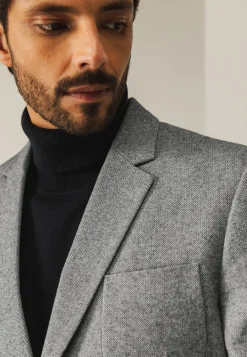 New Halfgevoerde blazer met gemêleerd dessin Blazers