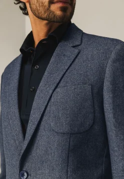 Online Halfgevoerde blazer met gemêleerd dessin Blazers