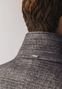 Sale Halflange mantel met ruitpatroon Jassen