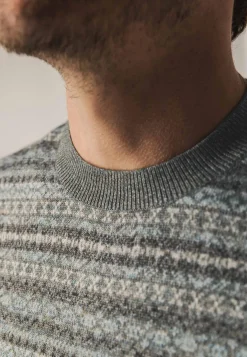 Sale Jacquard trui met ronde hals Truien