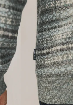 Sale Jacquard trui met ronde hals Truien