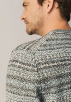 Sale Jacquard trui met ronde hals Truien