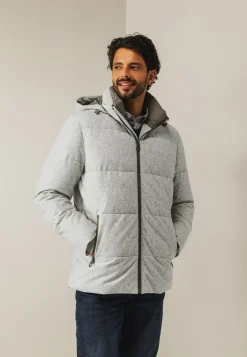 Clearance Jas met gemêleerd dessin Jassen