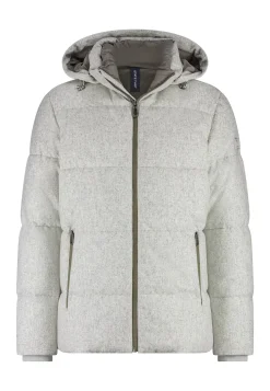 Clearance Jas met gemêleerd dessin Jassen