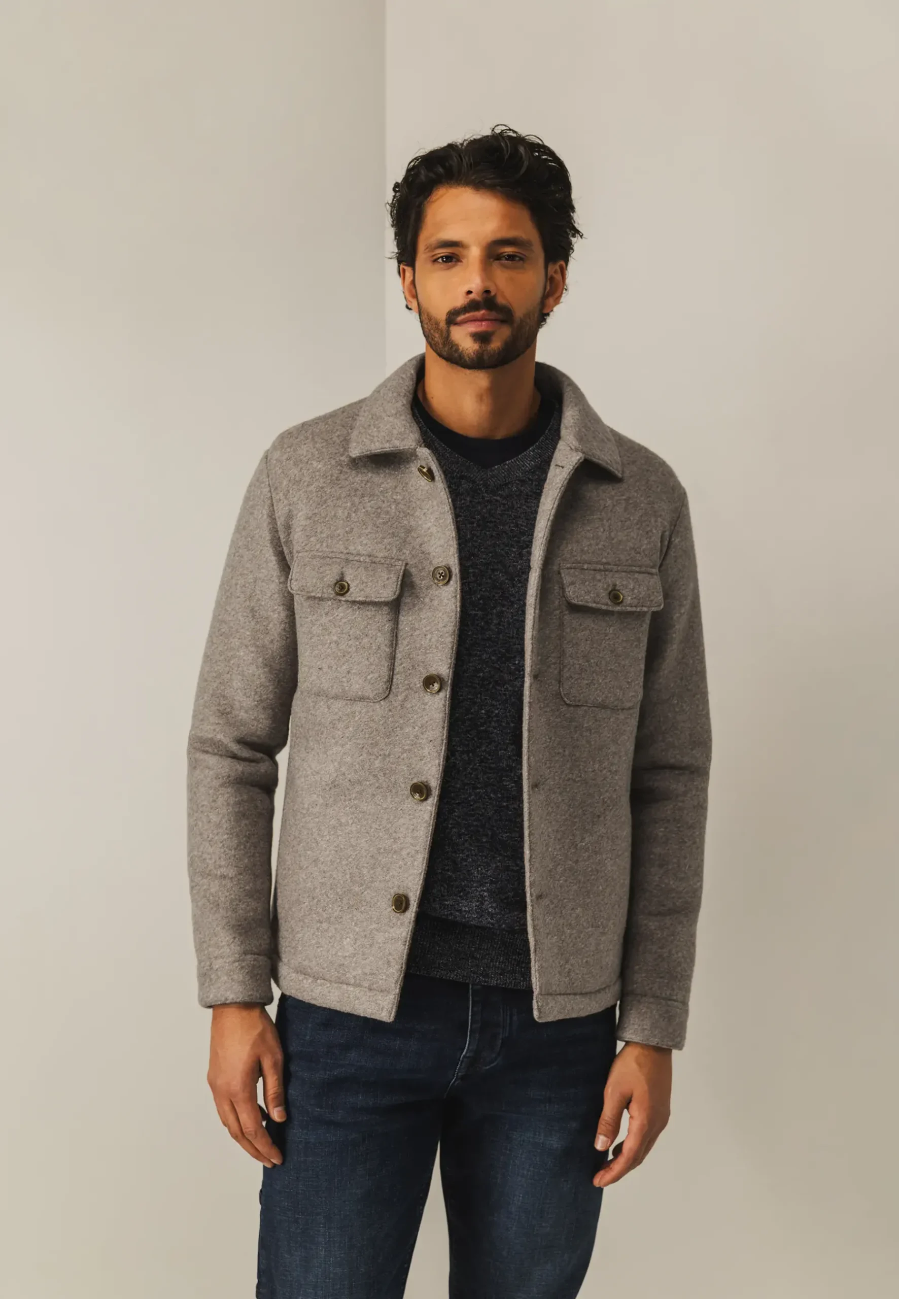 Online Jas met klep- en steekzakken Jassen