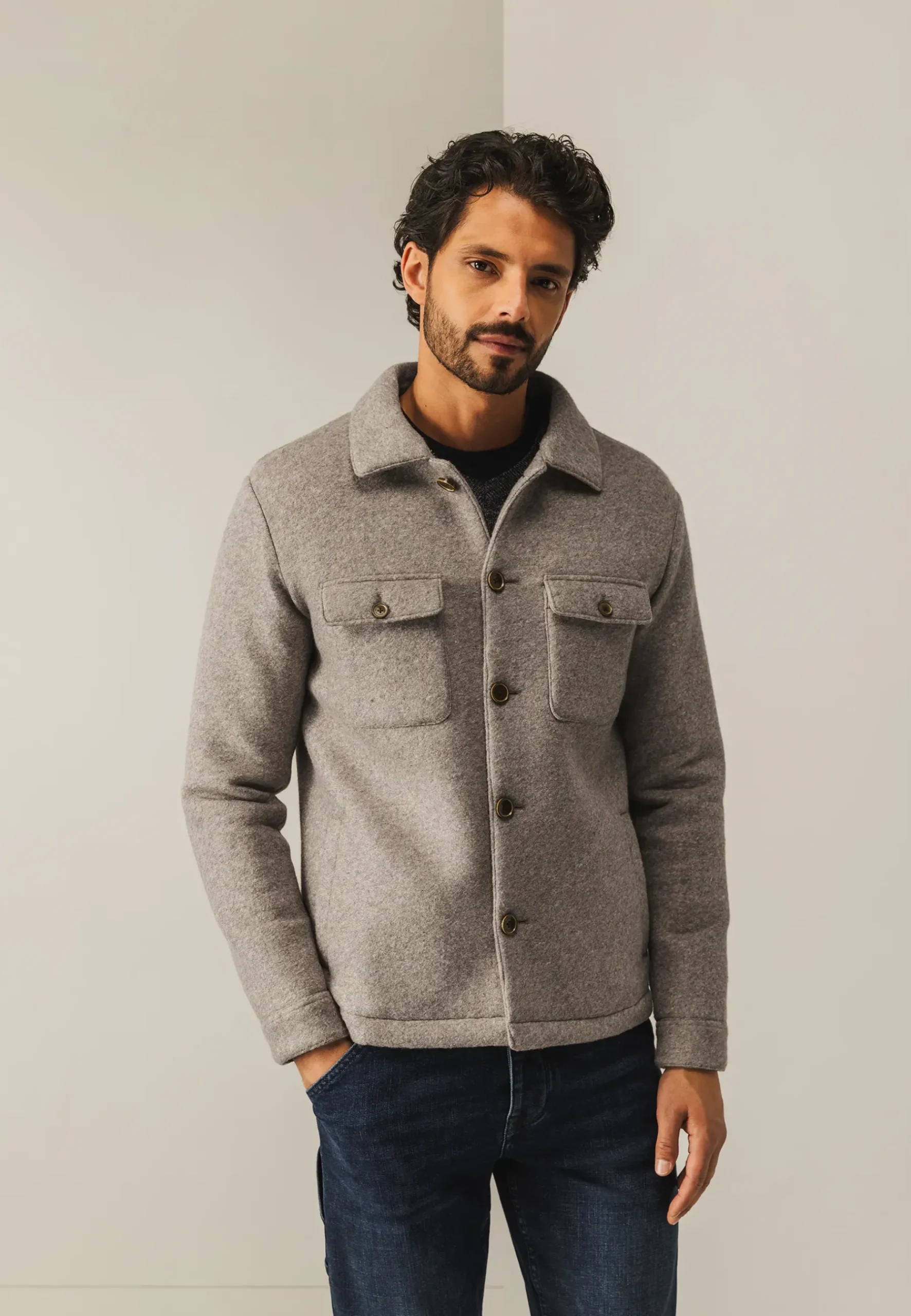 Online Jas met klep- en steekzakken Jassen