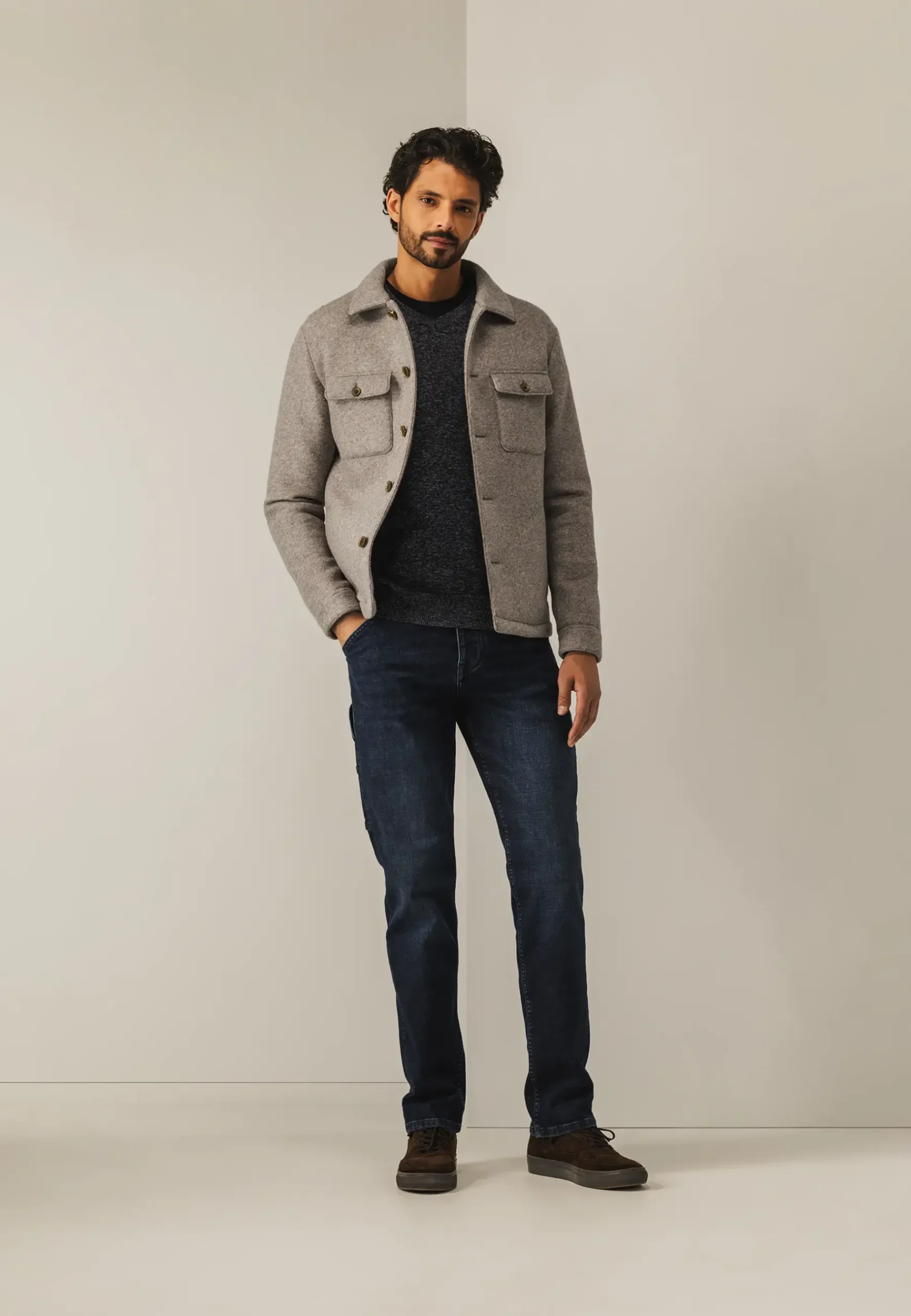 Online Jas met klep- en steekzakken Jassen