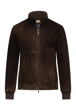 Clearance Jas van geitensuède in regular fit Jassen