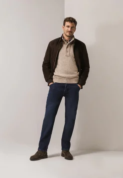 Clearance Jas van geitensuède in regular fit Jassen