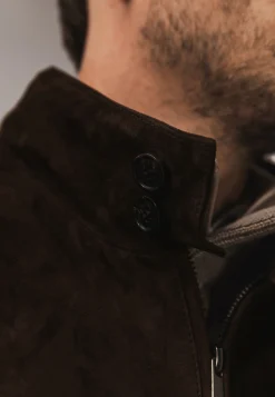 Clearance Jas van geitensuède in regular fit Jassen