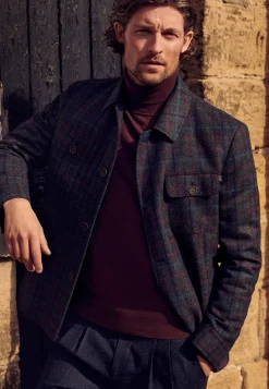 Outlet Jas van Moon Shetland wol Jassen