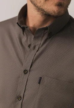 New Katoenen overhemd met all-over print Overhemden