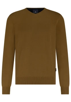 Discount Katoenen trui met V-hals Truien