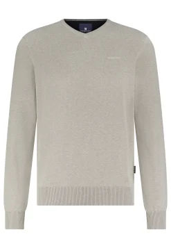 Outlet Katoenen trui met V-hals Truien