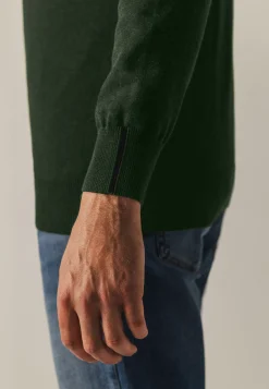 Katoenen trui met V-hals Truien