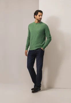 Lamswollen trui met zadelmouwen Truien