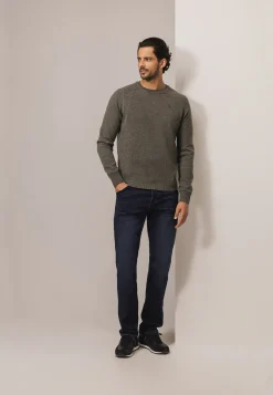 Hot Lamswollen trui met zadelmouwen Truien