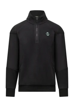 Discount LE MANS CLASSIC polar fleece sweatshirt met halve rits Truien