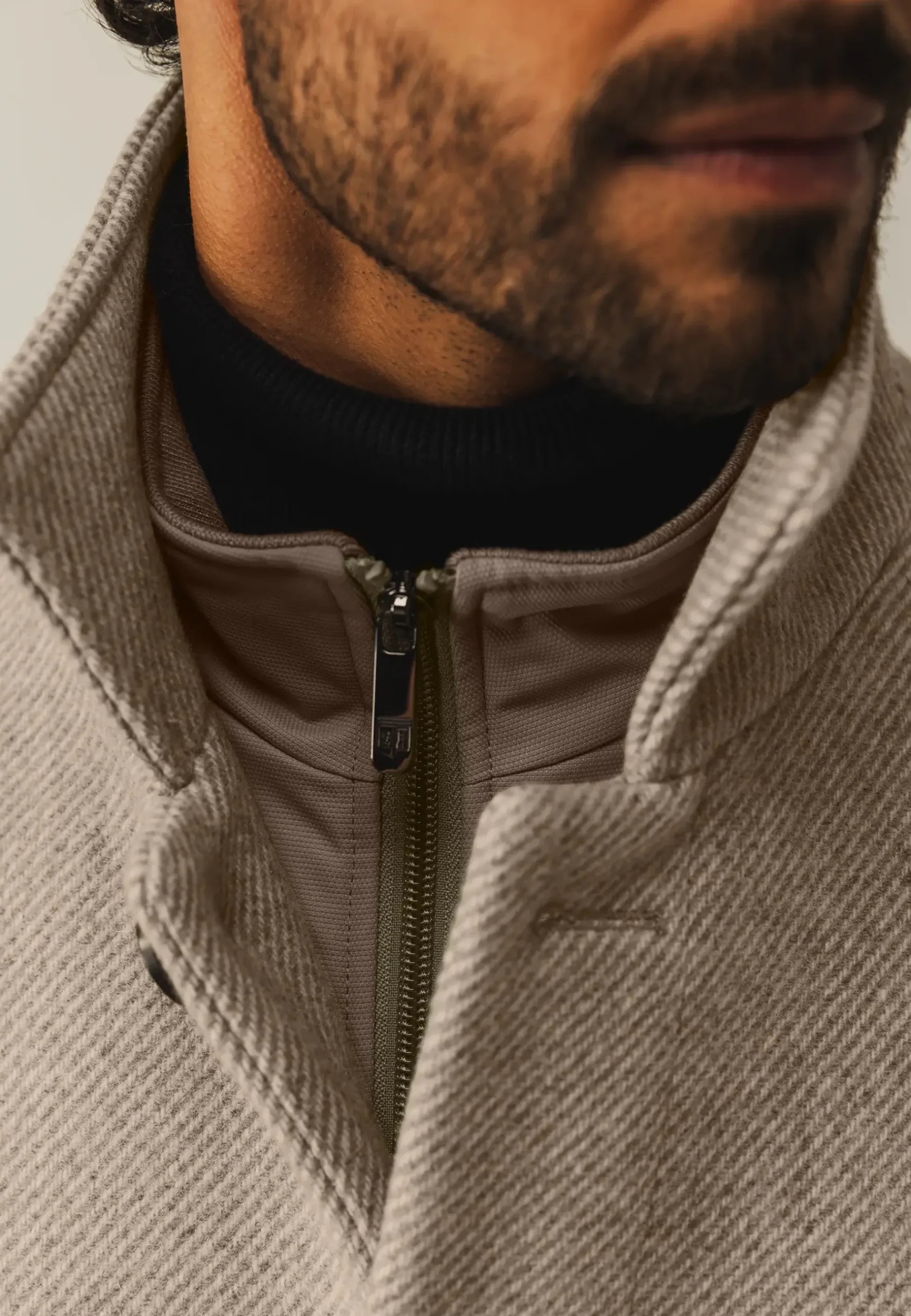 Online Mantel met uitneembare ritsinzet Jassen