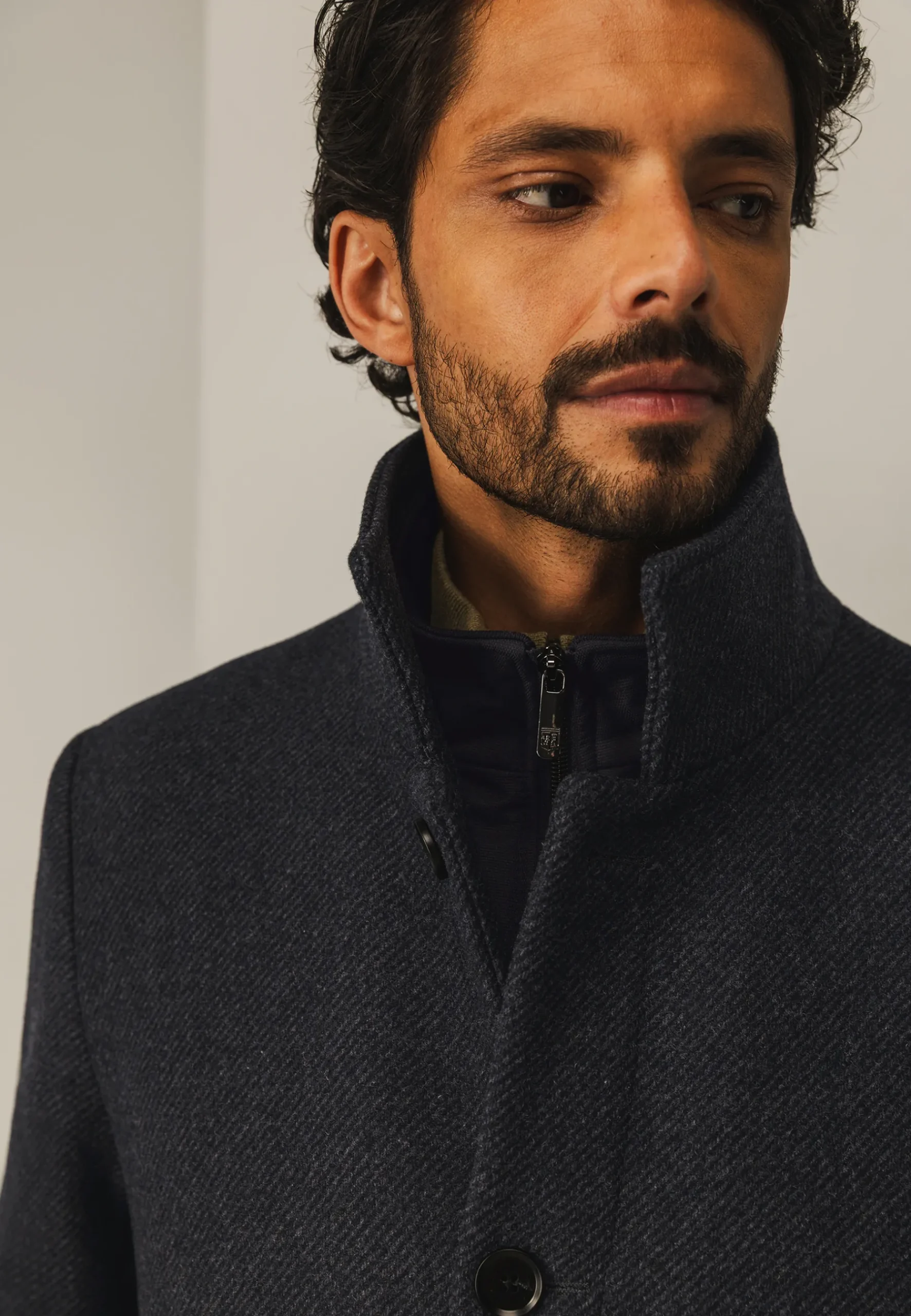 Clearance Mantel met uitneembare ritsinzet Jassen