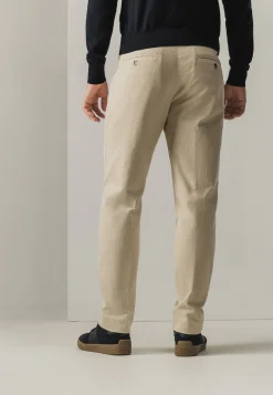 Outlet NAVIGATOR chino in stretchstof met bandplooien Broeken