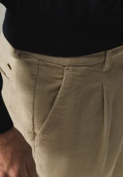 Outlet NAVIGATOR chino in stretchstof met bandplooien Broeken