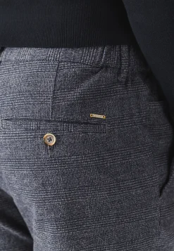 Best NAVIGATOR geruite chino in stretchstof Broeken