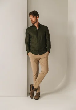 Hot NAVIGATOR twill chino in stretchstof Broeken