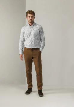 Hot NAVIGATOR twill chino in stretchstof Broeken