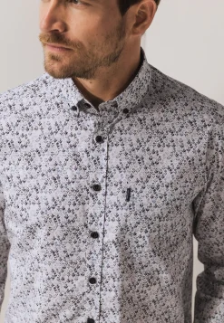 Overhemd met bloemenmotief Overhemden