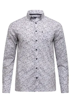 Overhemd met bloemenmotief Overhemden