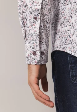 Overhemd met bloemenprint Overhemden