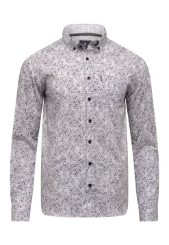 Overhemd met bloemenprint Overhemden