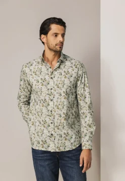 Overhemd met botanische print Overhemden