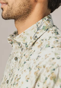 Overhemd met botanische print Overhemden