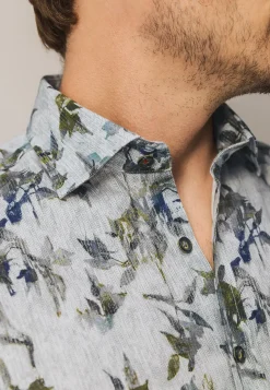 Outlet Overhemd met een botanische print Overhemden