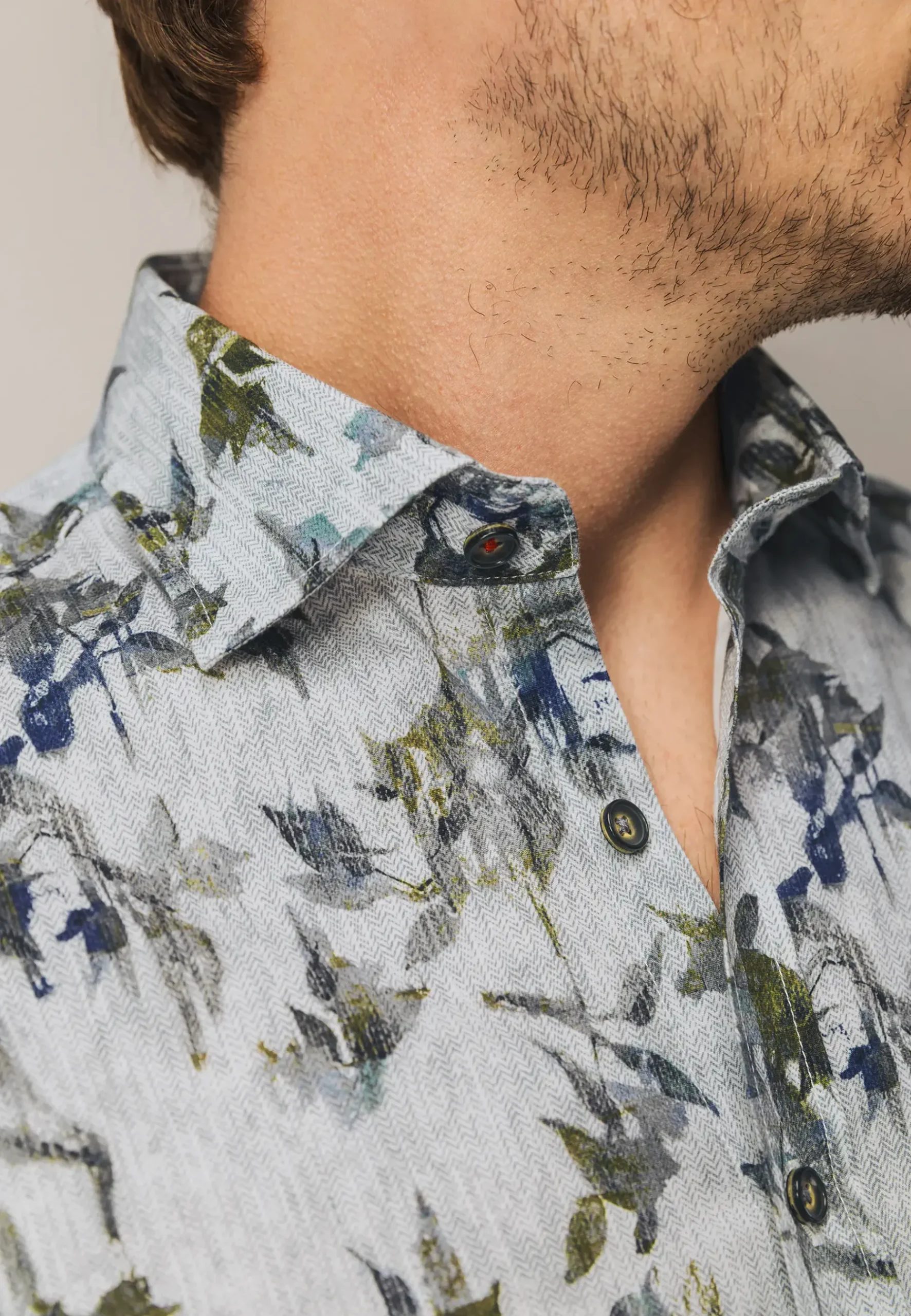 Outlet Overhemd met een botanische print Overhemden