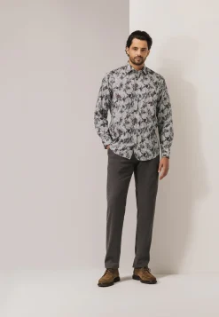 Clearance Overhemd met een botanische print Overhemden