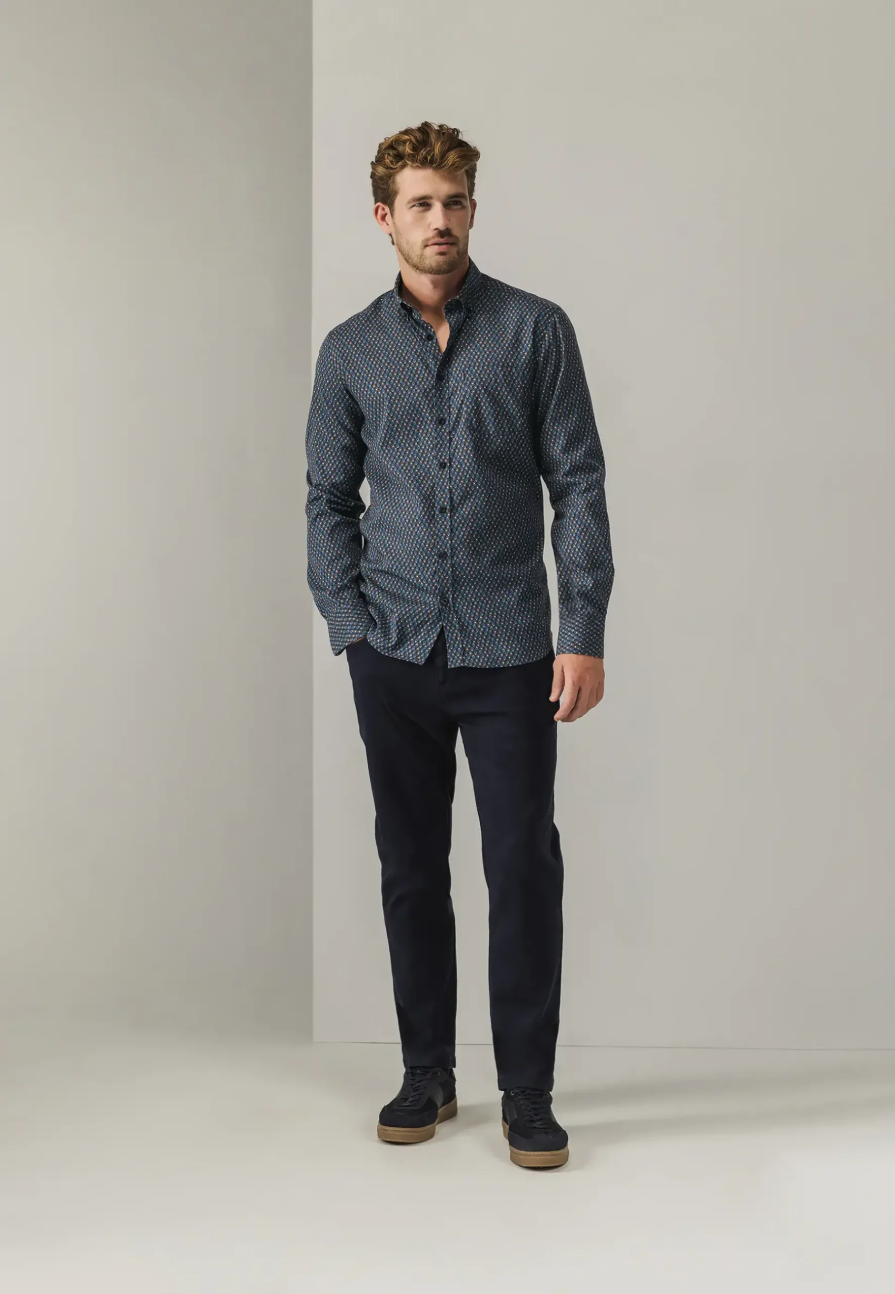 Best Overhemd met geometrische print Overhemden