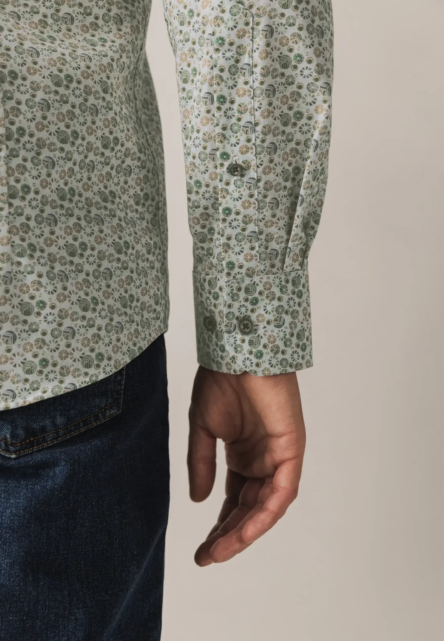 Best Overhemd met geometrische print Overhemden