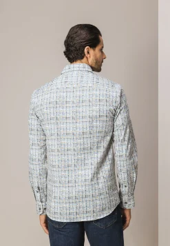 Clearance Overhemd met pied-de-poule dessin Overhemden