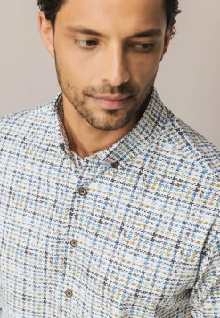 Clearance Overhemd met pied-de-poule dessin Overhemden