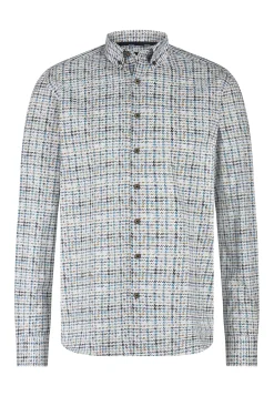 Clearance Overhemd met pied-de-poule dessin Overhemden