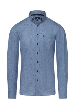 New Overhemd met subtiele all-over print Overhemden