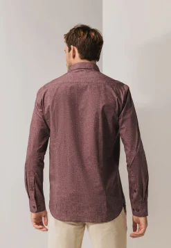 Hot Overhemd met subtiele all-over print Overhemden
