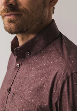 Hot Overhemd met subtiele all-over print Overhemden