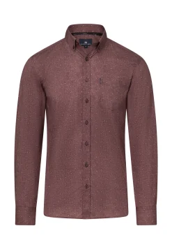 Hot Overhemd met subtiele all-over print Overhemden