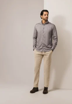 Hot Overhemd met visgraatpatroon Overhemden