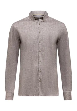 Hot Overhemd met visgraatpatroon Overhemden